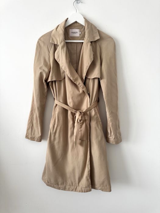 Soaked in Luxury klasyczny płaszczyk z lyocellu Trencz