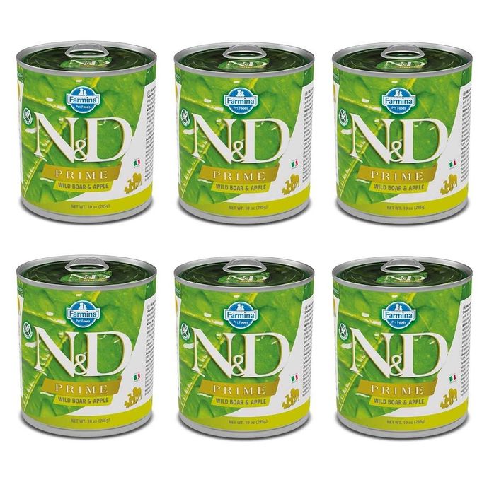 Farmina Dog N&D Prime Adult Boar & Apple 6 x 285g