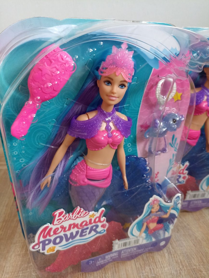 Лялька Barbie Mermaid Power Барби Русалка Малибу с питомцем