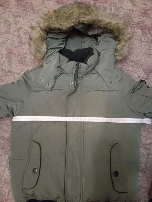 Зимова куртка хлопчакова б/у 160 см 11-12 років.
