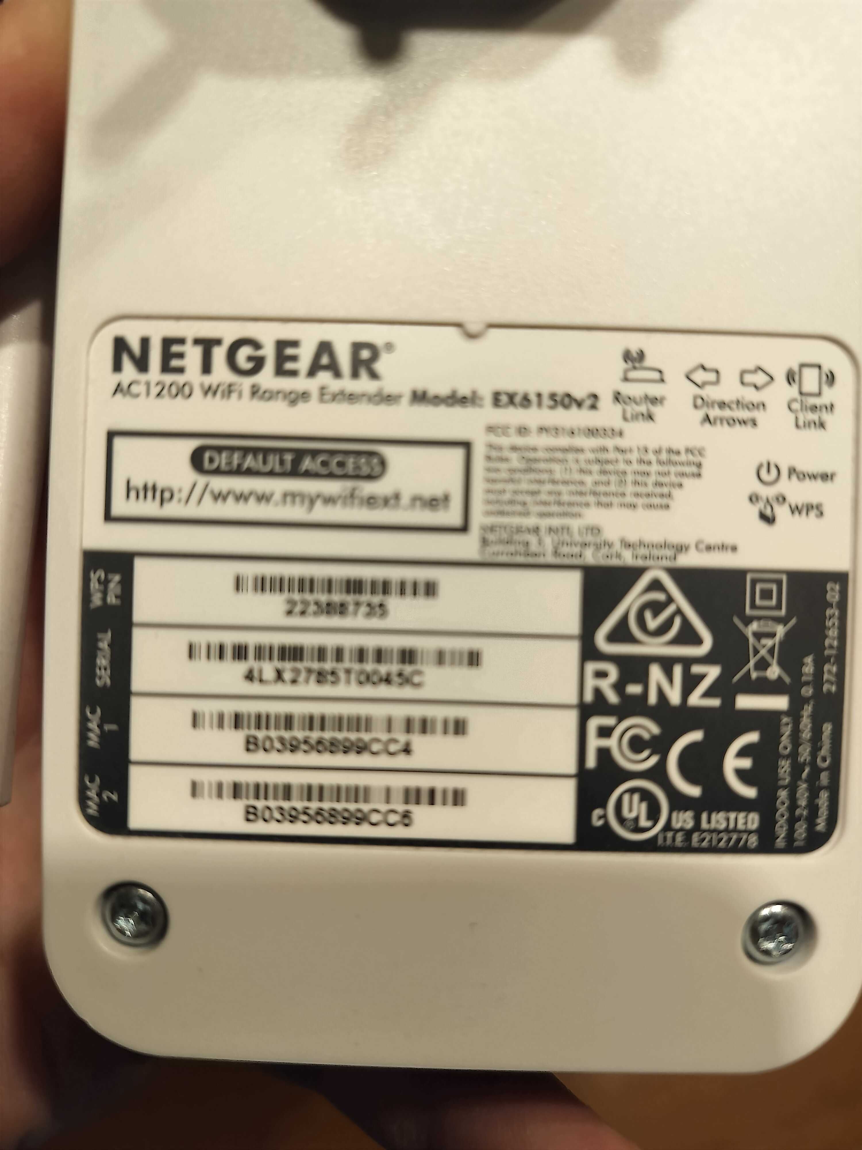 Netgear AC1200 WiFi Range Extender