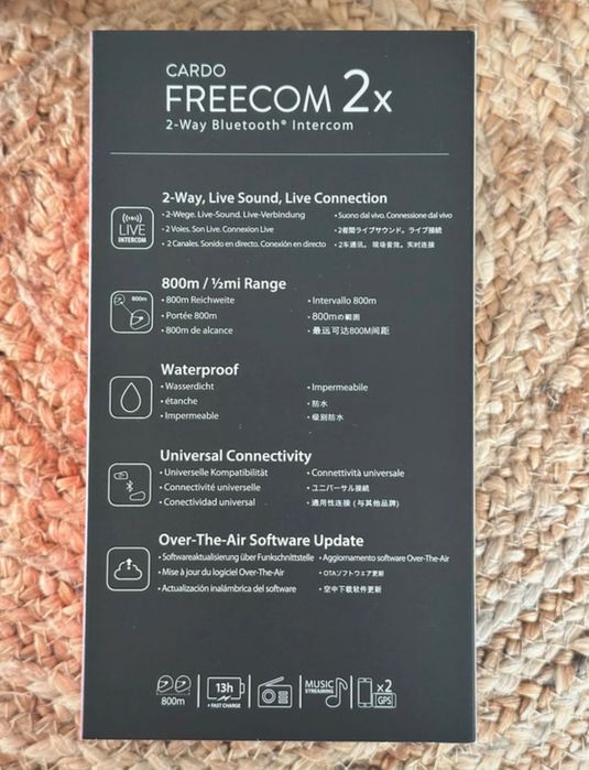 Cardo Freecom 2x Novo nunca usado!