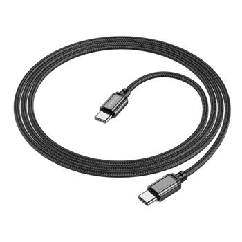 Borofone Kabel BX87 Sharp - Typ C na Typ C - PD 60W 1 metr czarny