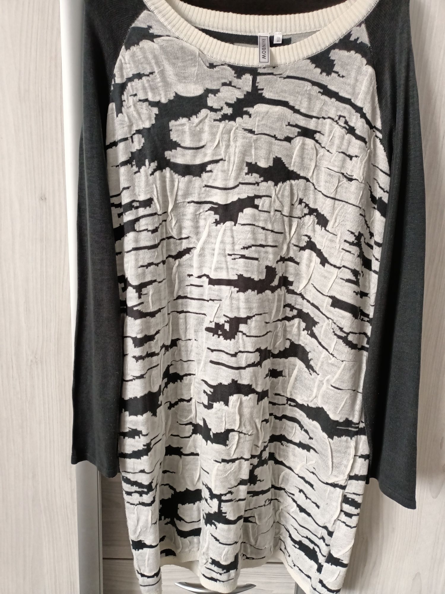Sweter, sukienka, tunika Bonprix Rainbow 44/46, długi sweter na zimę