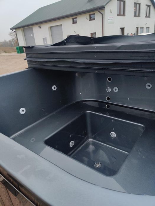 Balia mobilna kwadratowa, jacuzzi, hydromasaż, NOWA, gotowy biznes