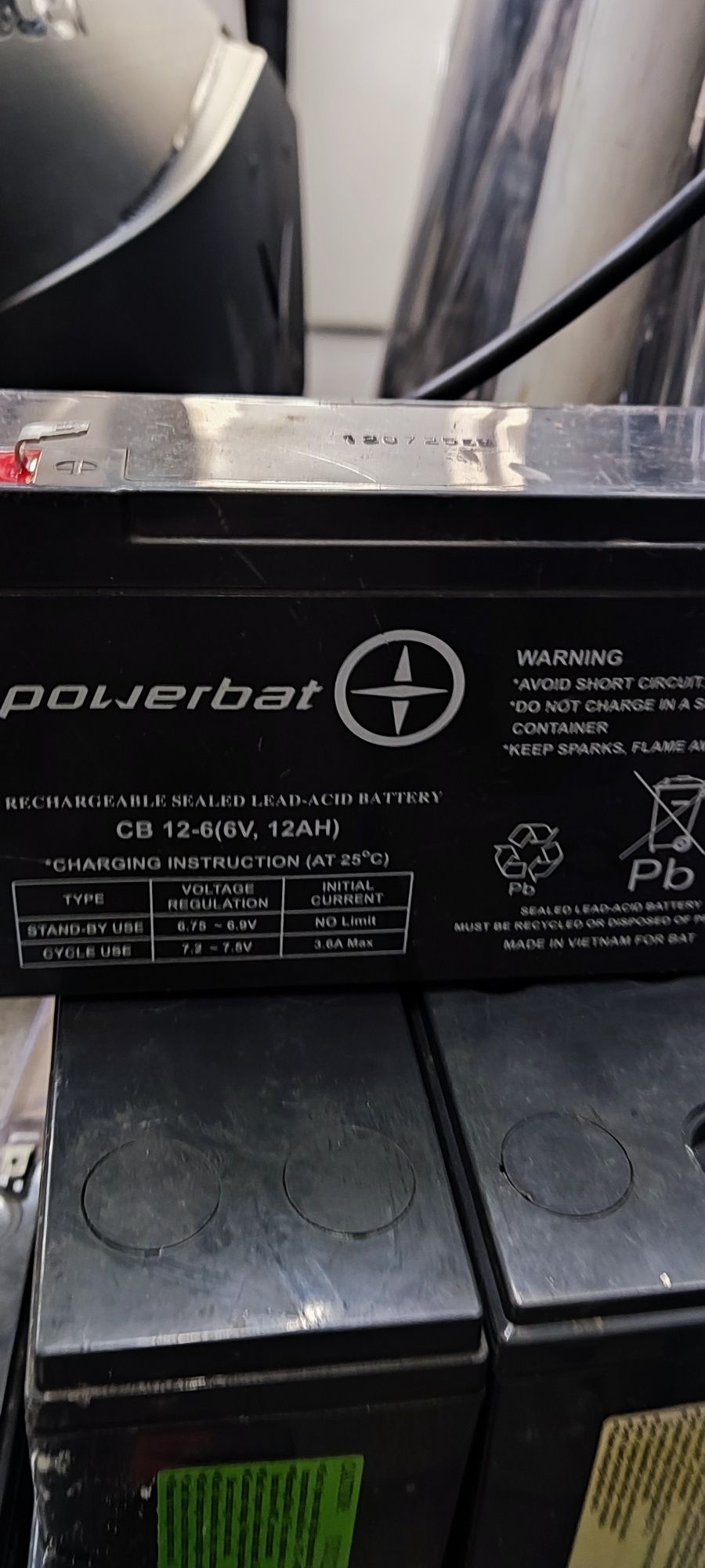 Акумулятор 12v 7.2Ah