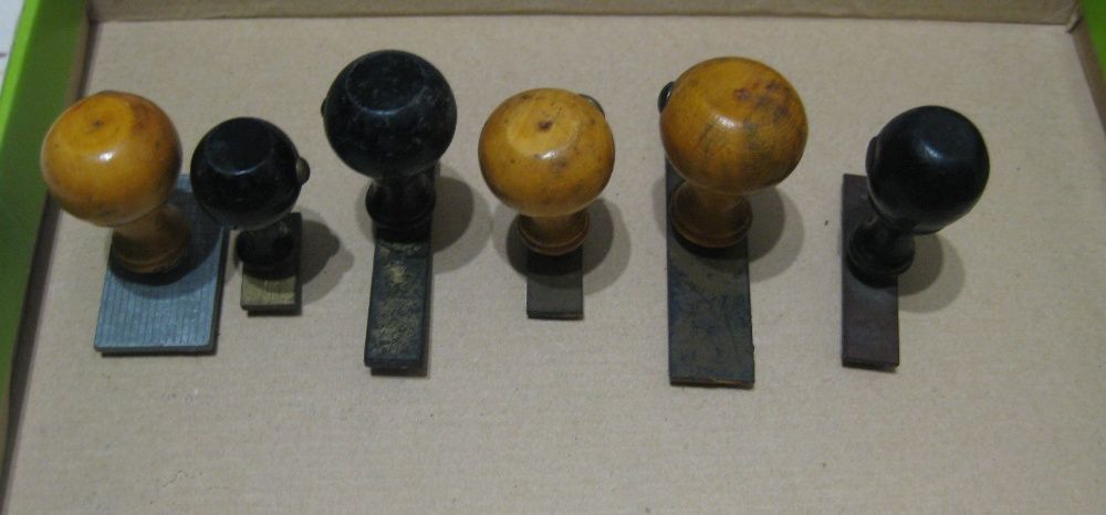 Conjunto de 5 Carimbos Antigos Correios