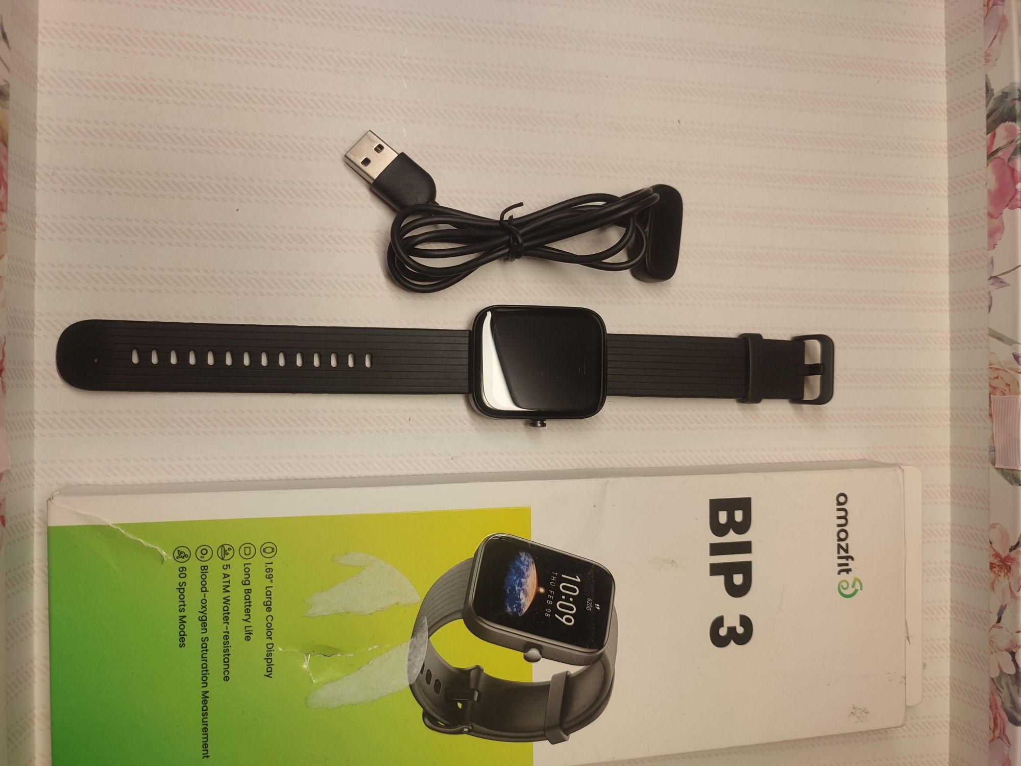 Smartwatch Amazfit Bip 3 czarny