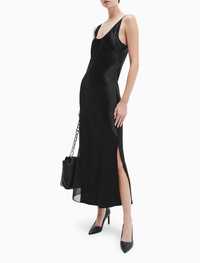 Сукня міді атлас в білизняному стилі Calvin Klein