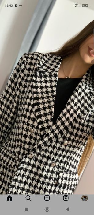 Піджак твідовий розмір Л