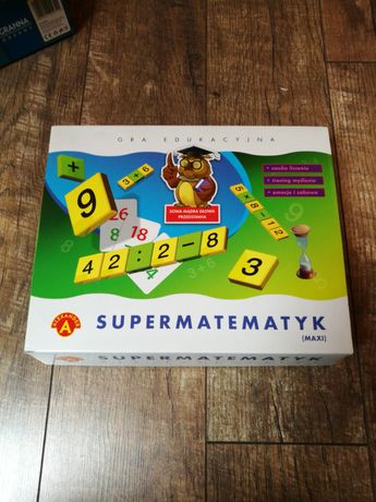 Gra edukacyjna supermatematyk wersja maxi