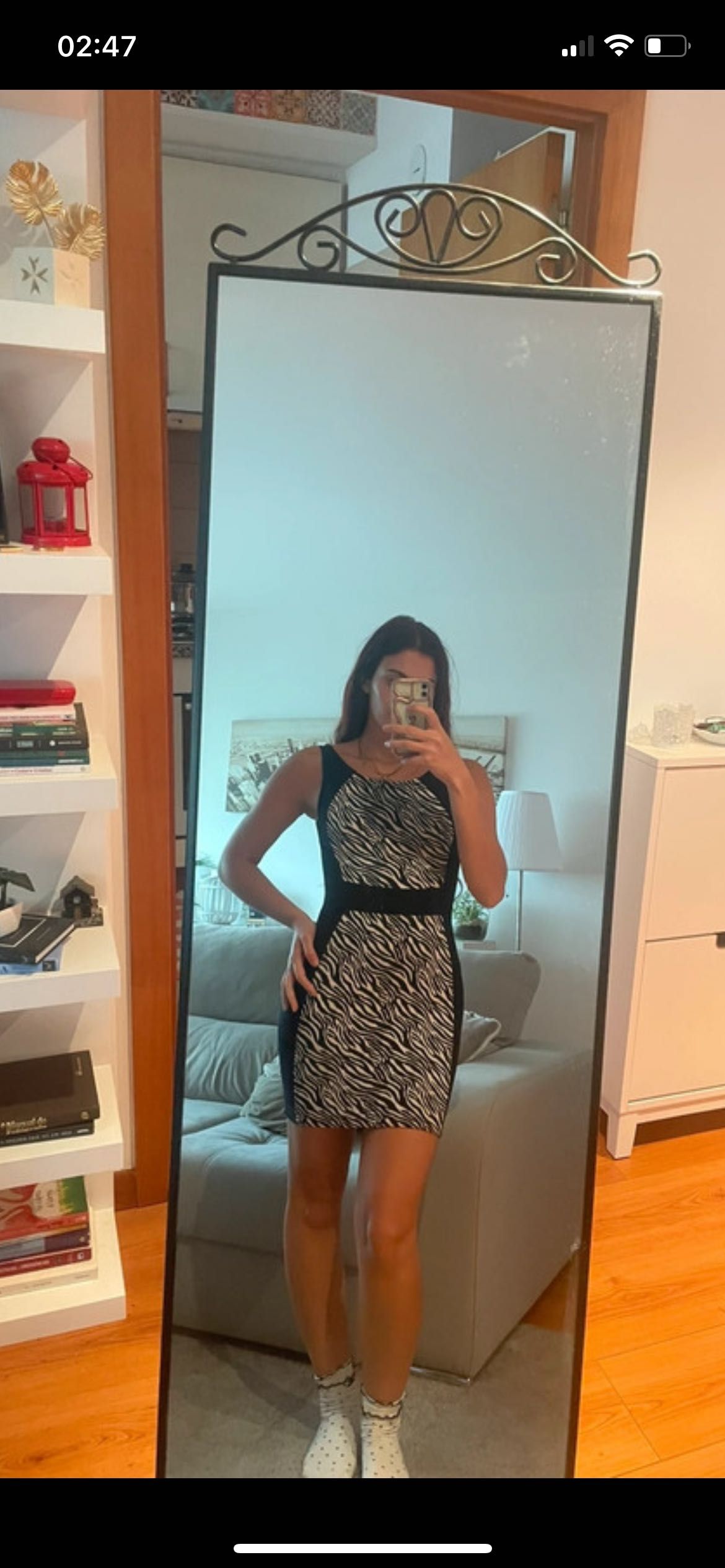 Vestido zebra stradi