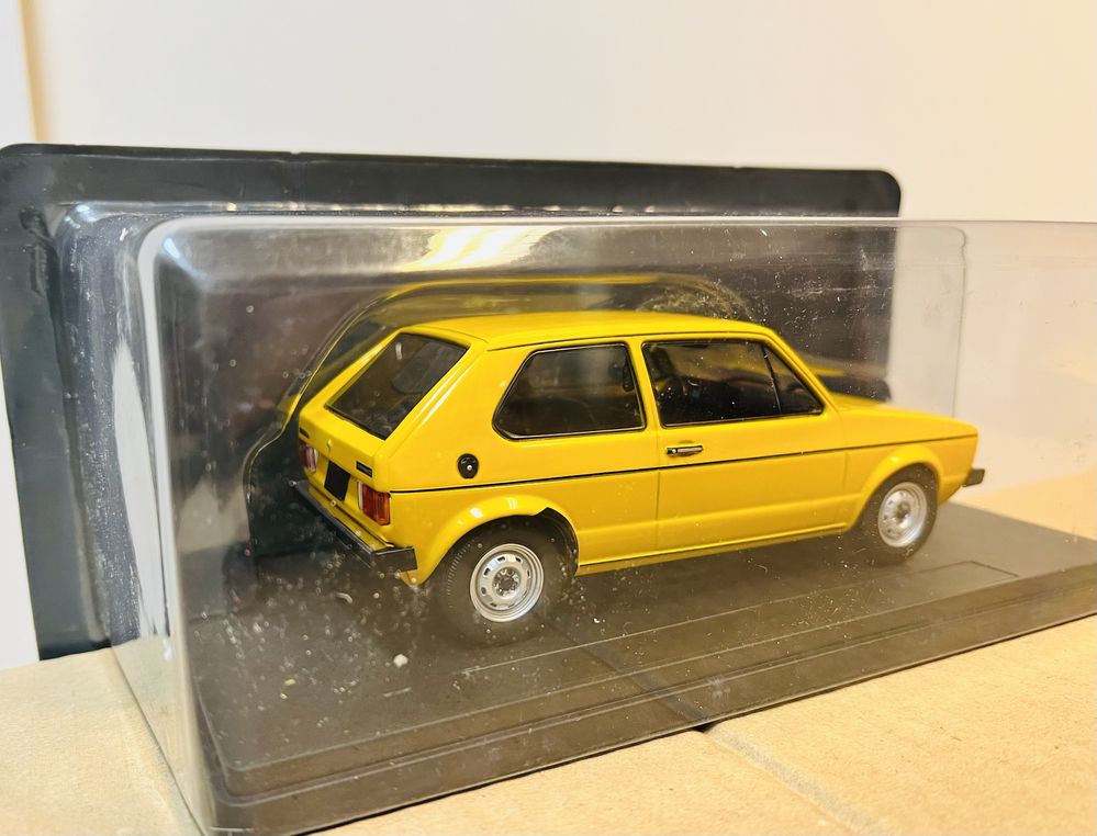 VW Golf I 1:24 żółty Hachette lub Salvat wersja podstawowa, nie GTI