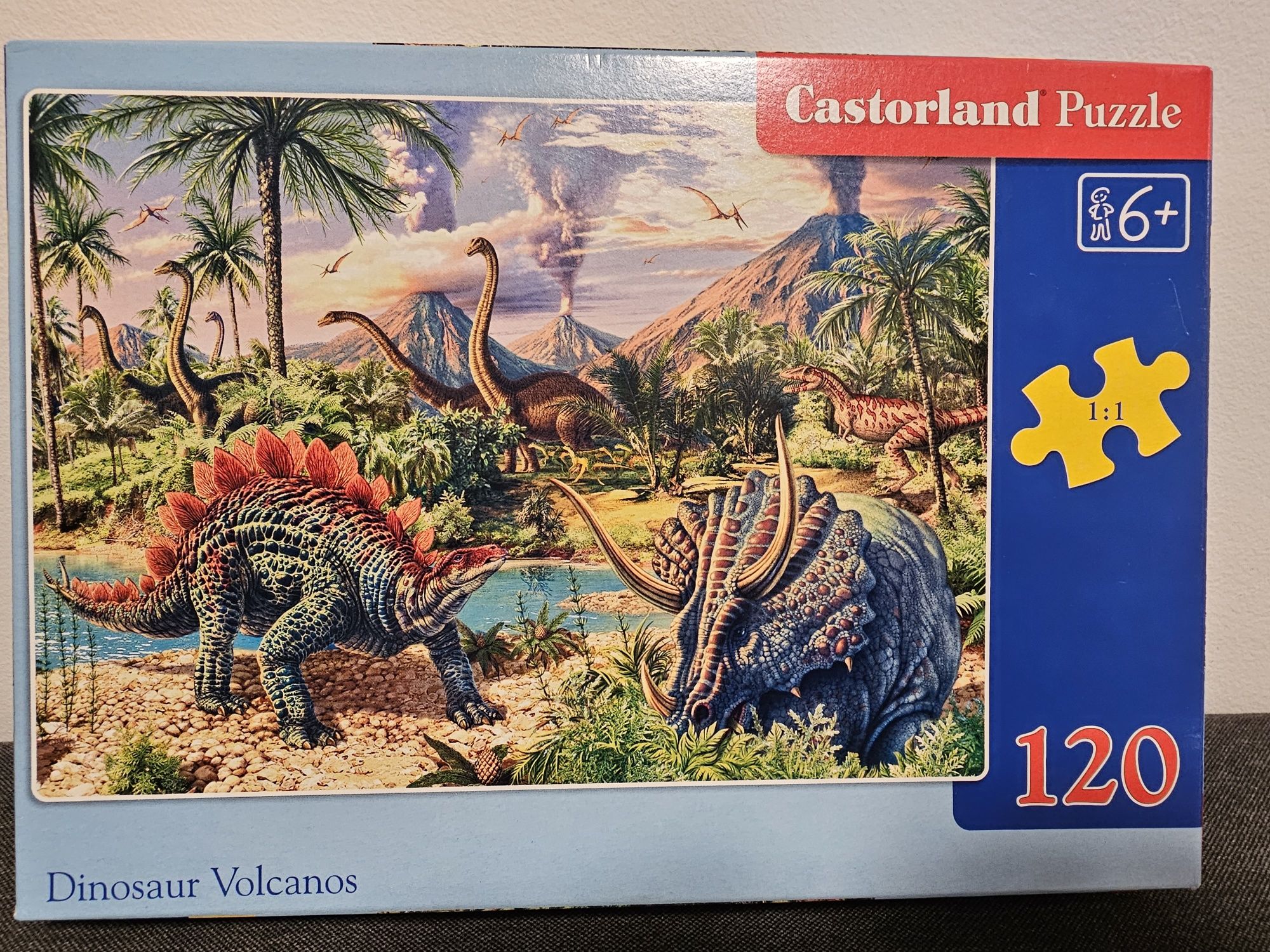 Puzzle Dinozaury 120 elementów