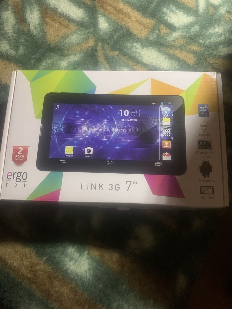 Продам неробочий Еrgo tab 3g