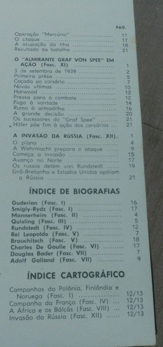 Vendo Colecção Completa 2ª Guerra Mundial - 13 volumes