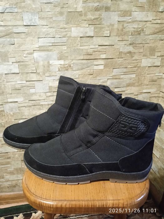 Зимові чоловічі високі черевики