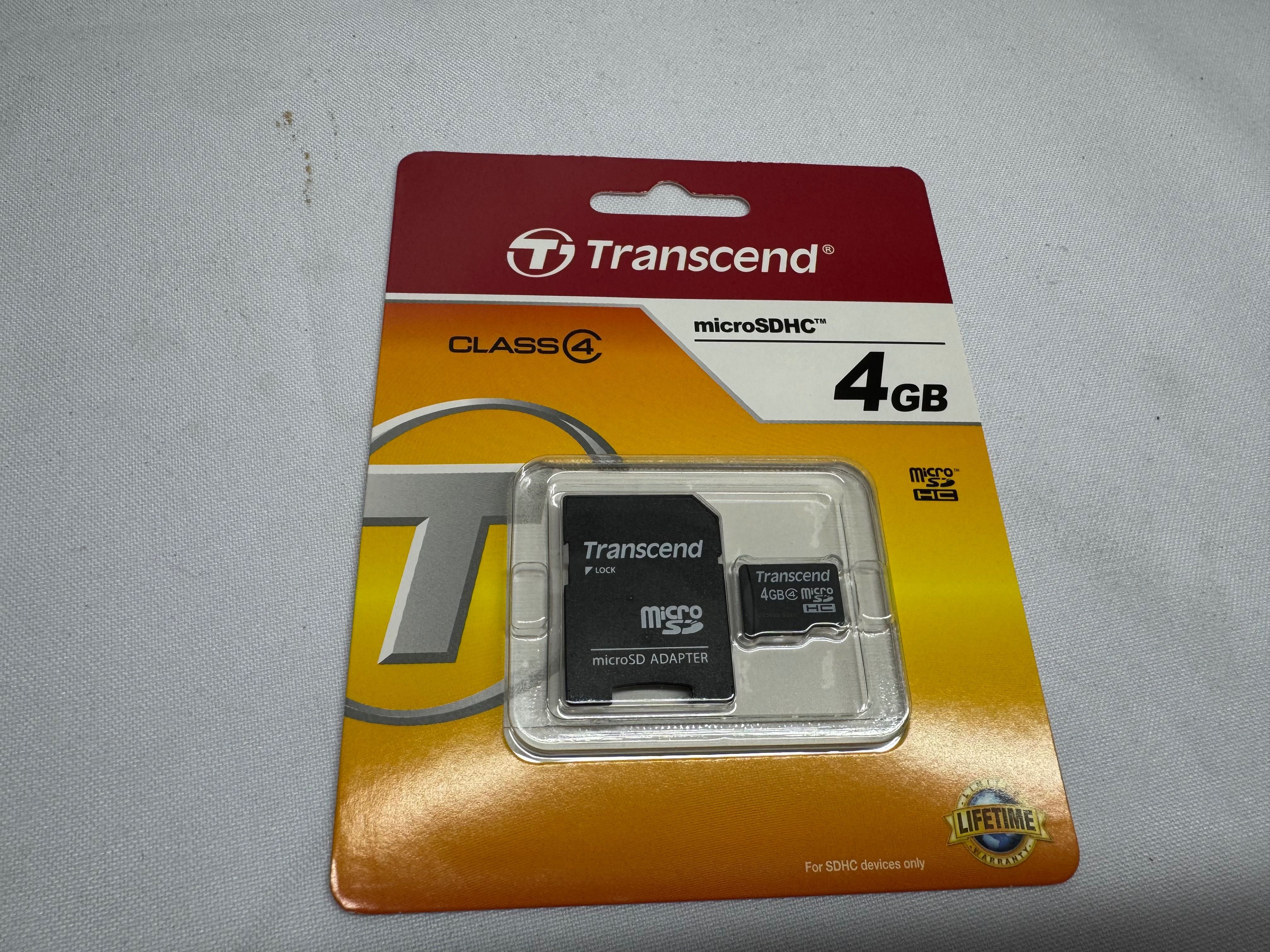 Karta pamięci Transcend 4GB microSDHC TS4GUSDHC4