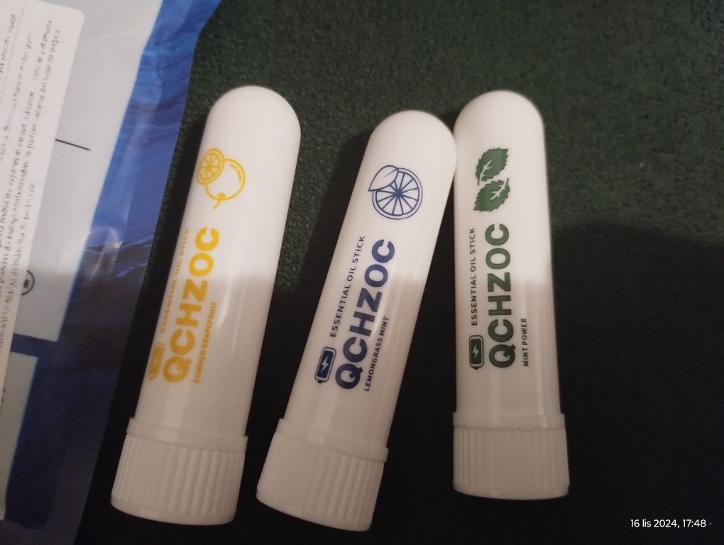 3 sztuki essential oil stick