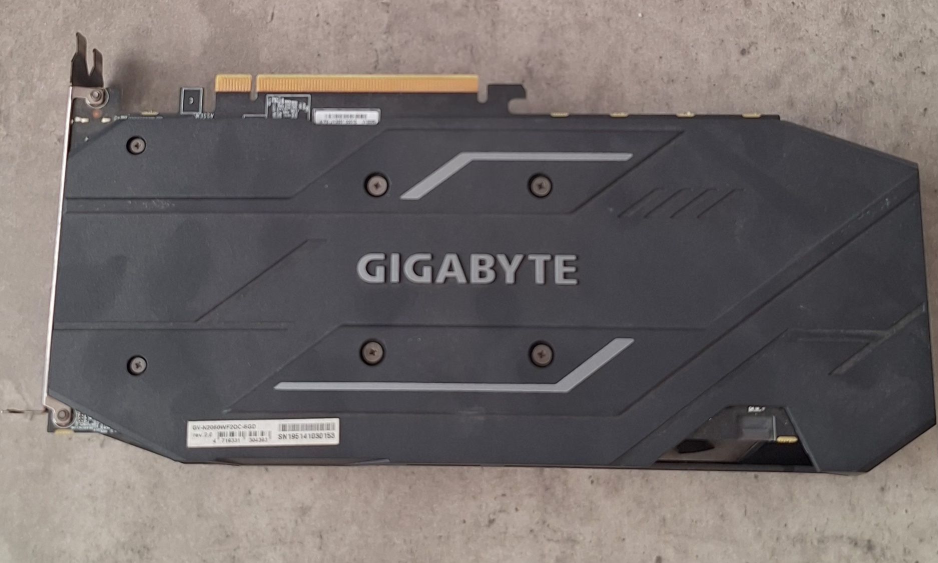 Gigabyte GeForce RTX 2060 WindForce 2X OC 6GB GDDR6