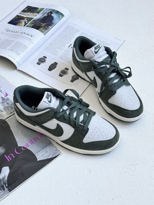 Оригинал Nike Dunk Low Next Nature Vintage Green (HJ7673 002) данки