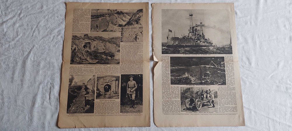 Kriegsbilder (nr 28, 29) 1916 r. - pruskie gazety wojenne