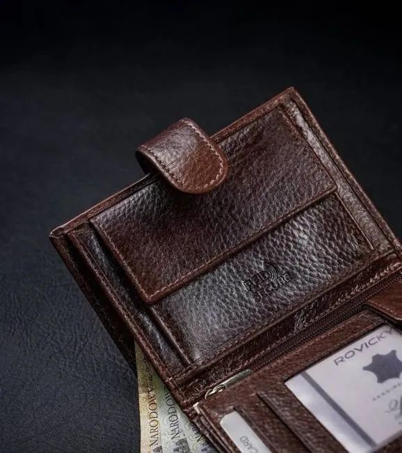 portfel skórzany rfid rovicky