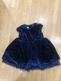 Дитяча сукня оксамитова