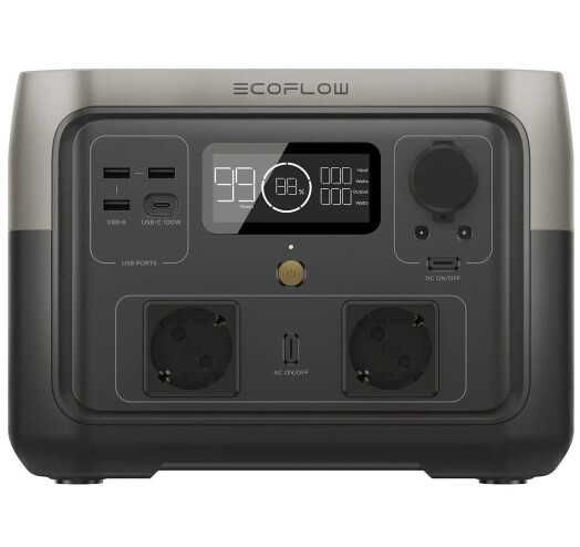 EcoFlow RIVER 2 Max / 500 Вт / 512 Вт⋅год / LiFePO4 (RIVER2Max)