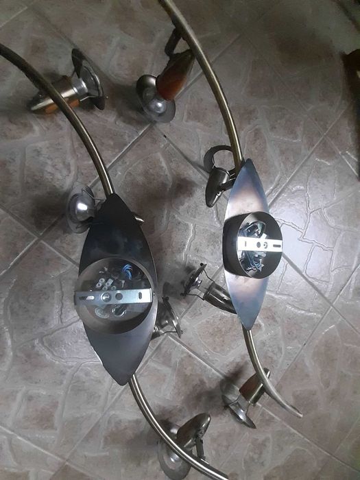 Lampa sufitowa z żarówkami 2 sztuki