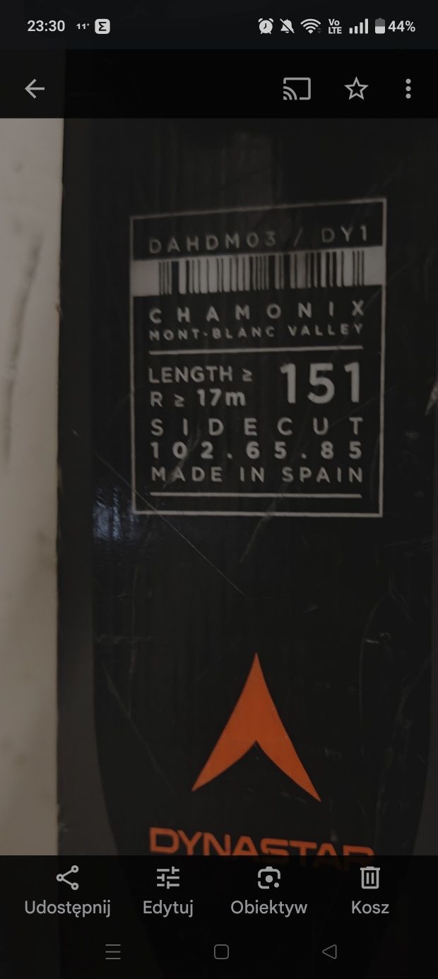 Narty dynastar Gs team speed 151cm