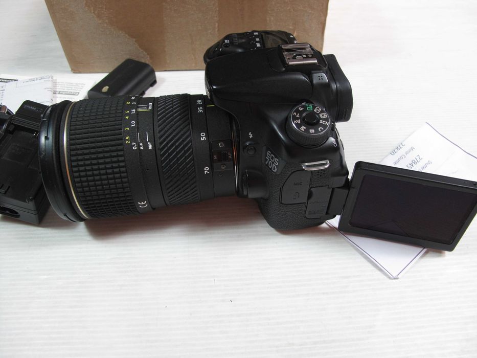 Canon 70D + lente 28-70 2.8 da Tokina - Ver descrição