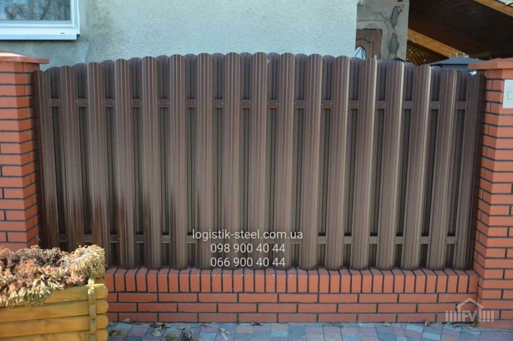 Металеві Штахети Штахетник Штакетник Металический Евроштакетник