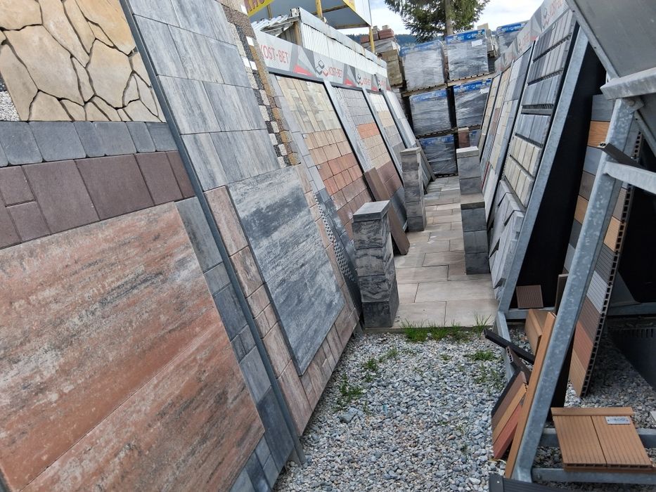 Elka L ka betonowa kamień ogrodzenie płot mur 210 cm beton