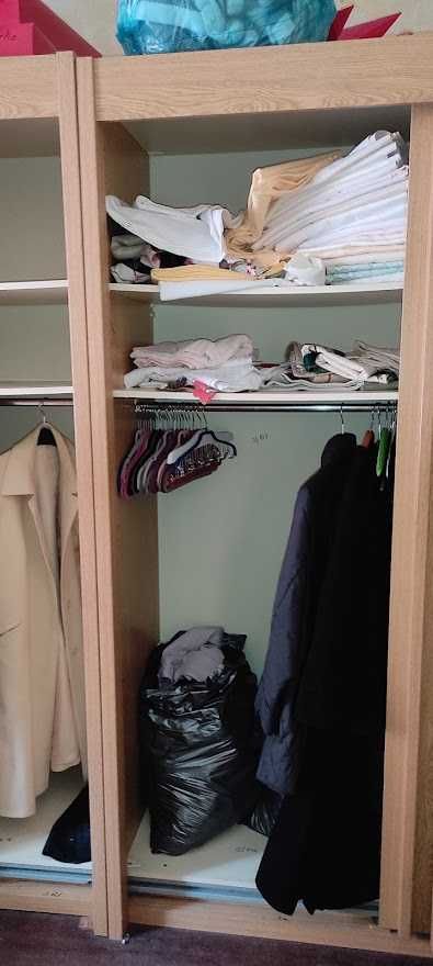 Dwie szafy garderobiane garderoba przesuwane drzwi z Niemiec szafa