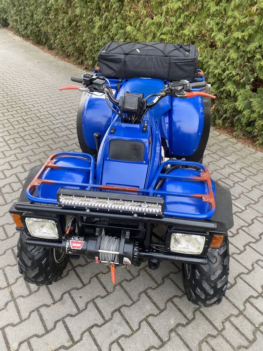 Polaris Magnum 425 4x4*WARN*homologacja L7e*LED*kufer grizzly trx can