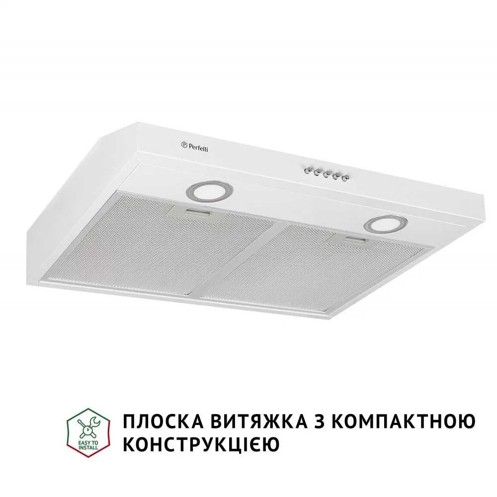 Витяжки плоскі різного кольору, потужності шириною 50 або 60 см Minola