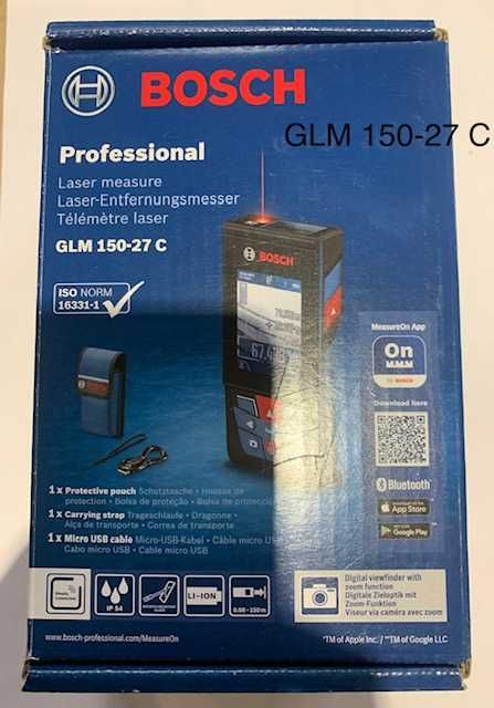 Лазерний далекомір Bosch GLM 150-27 C Professional