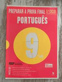 Livros Preparação Prova Final 9º ano Português e Matemática