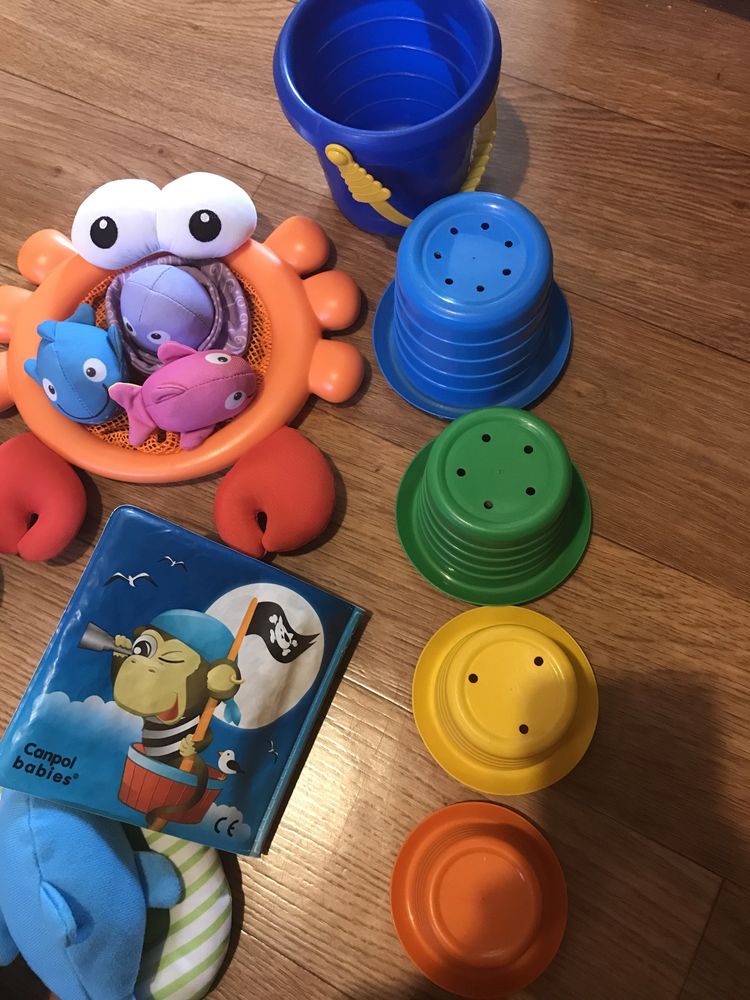 Игрушки для ванны уточка,дельфин Chicco,Fisher-Price