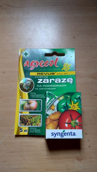 Środek na zaraze ziemniaka oprysk