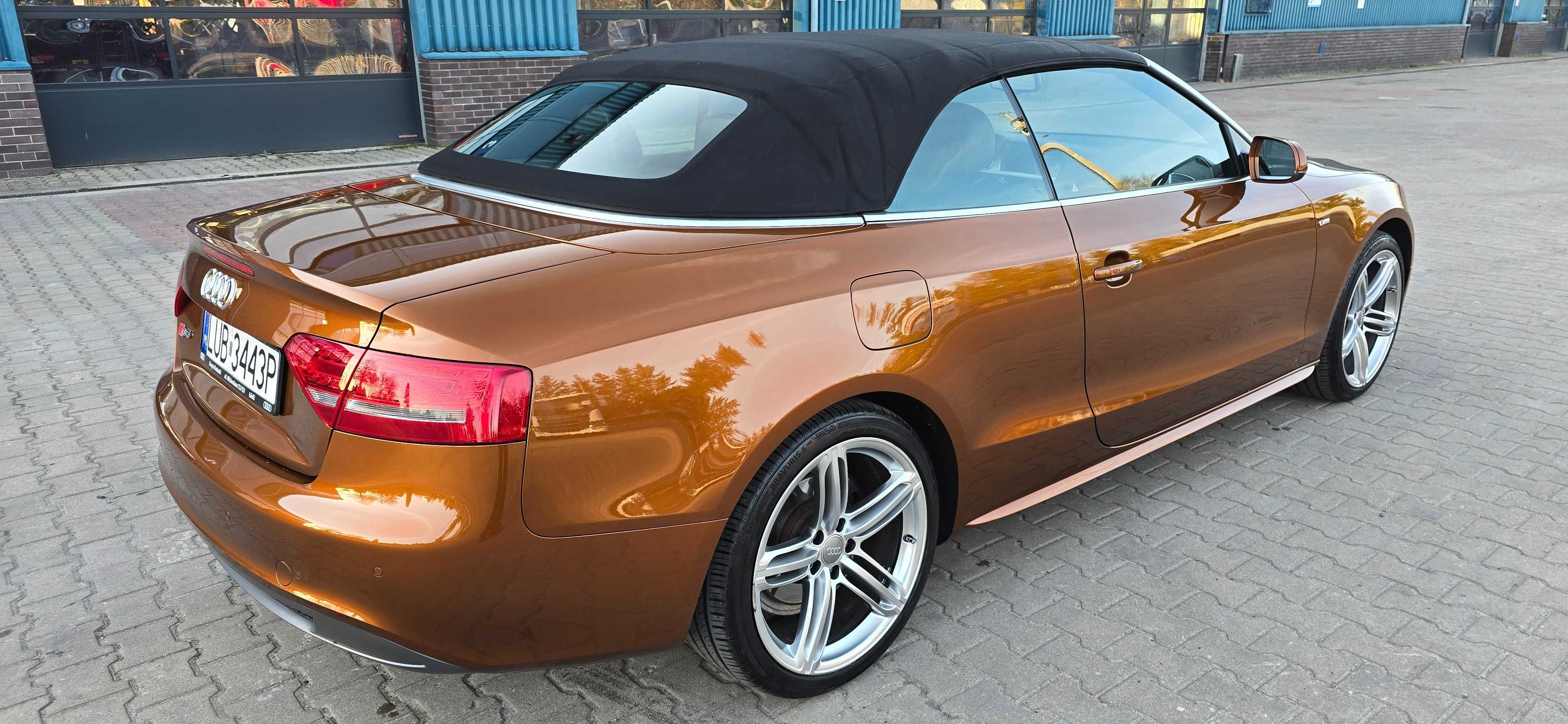 AUDI A5 1.8T Kabriolet* S-Line* Navi* Pół Skóra* Ledy- Alu-19* ZAMIANA