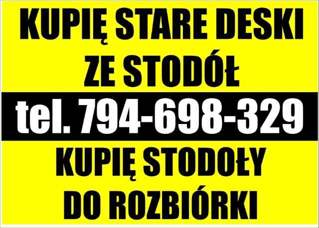 Wymienię stare deski na nowe stodola stodoly rozbiórka rozbiórki deska