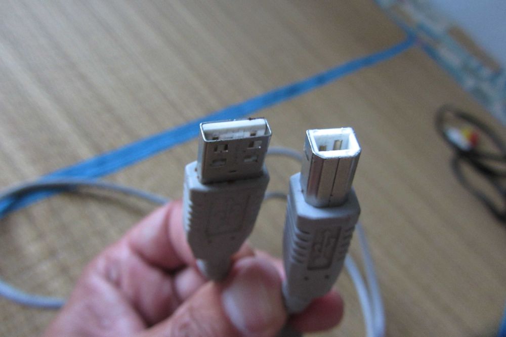 CABO USB 2.0 - 480 Mbit/s CINZENTO