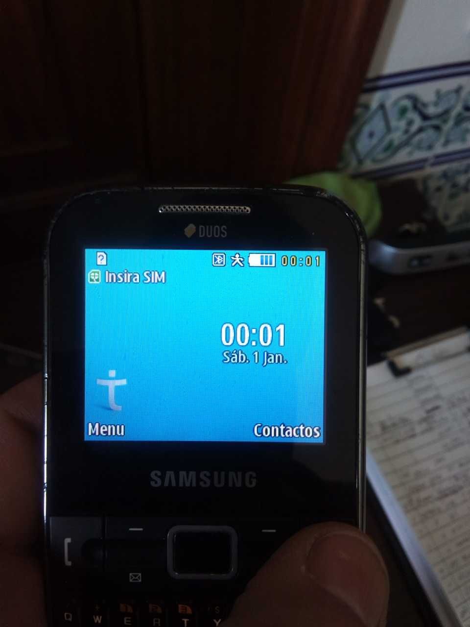Telemóvel Samsung Duos GT C3222, em bom estado de conservação!