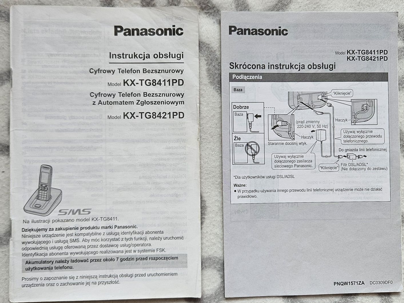 Telefon stacjonarny Panasonic KX-TG8411PD