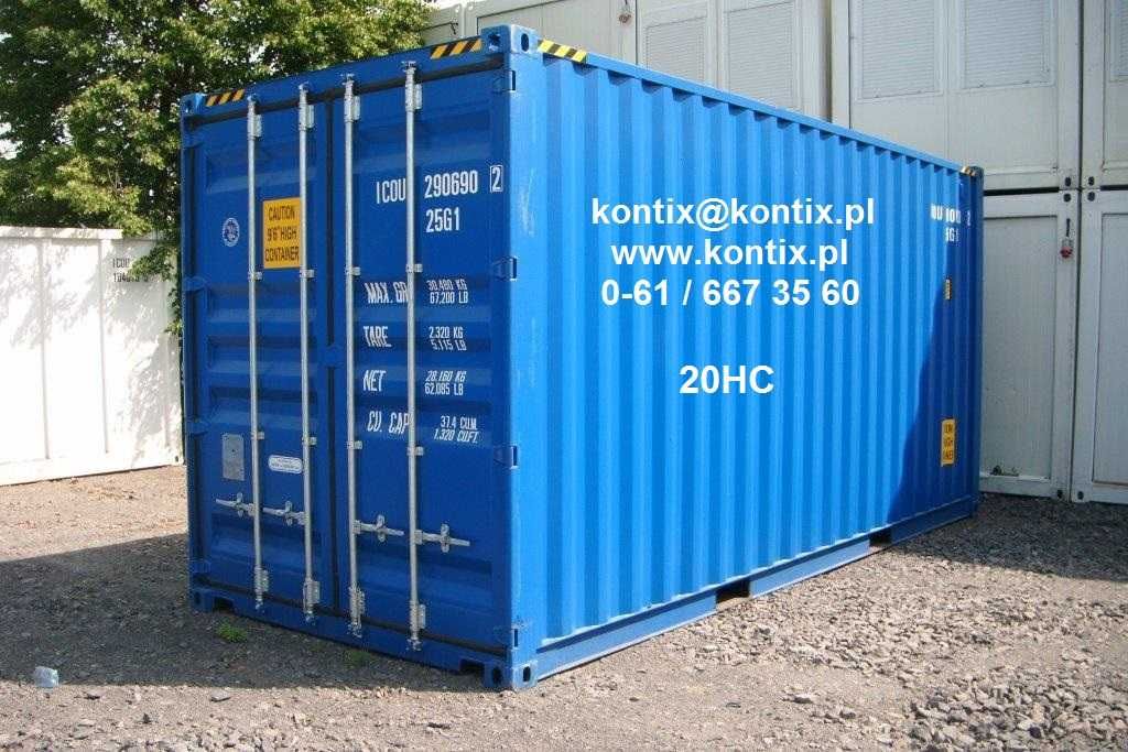 kontenery morskie - magazynowe 20 HC - 2024r