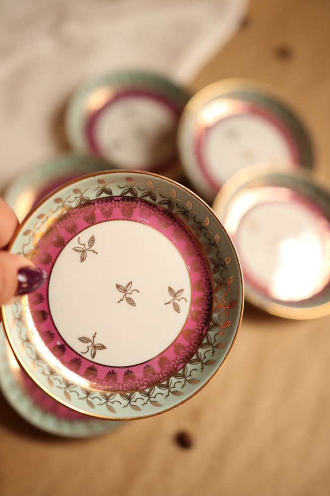 6 talerzyk konfiturówka spodek porcelana Bremer Schmidt