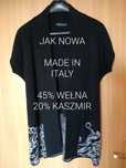 Włoska kamizelka / kardigan, 45% Wełna (Merino) 20% Kaszmir, L/XL