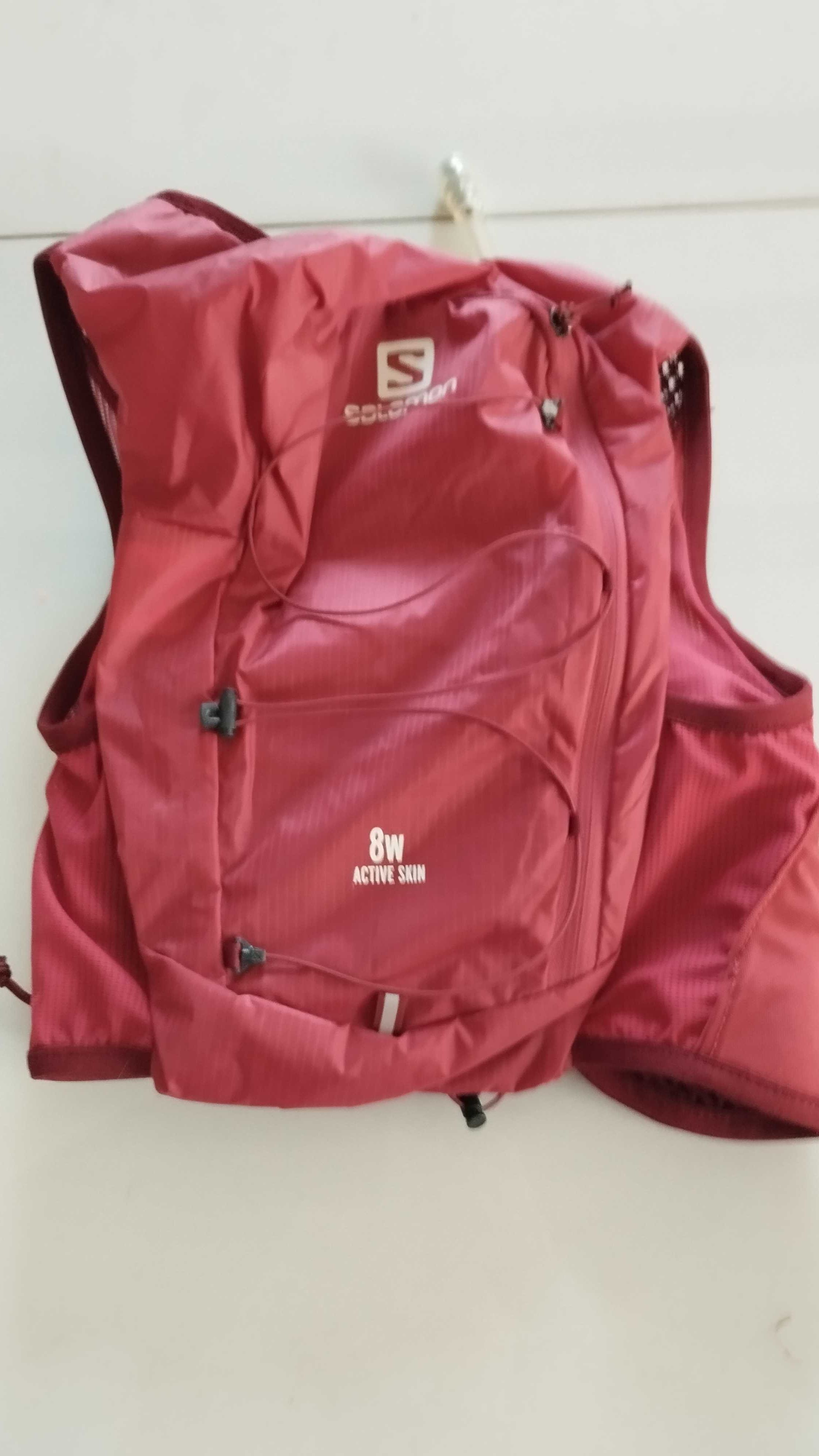 NOWA kamizelka biegowa Salomon Active Skin 8W - rozm. S + 2 flasks